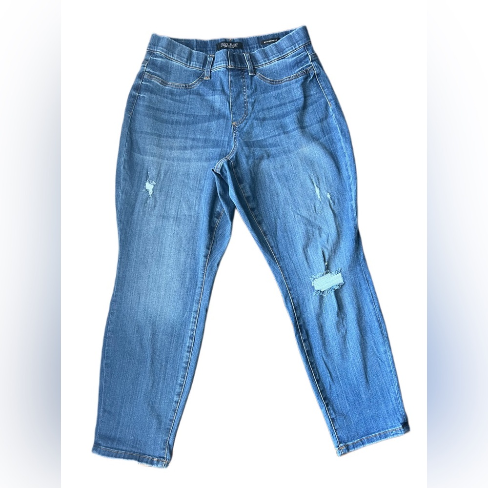 Judy Blue Destroyed Boyfriend Jeggings Size 14W JB88369